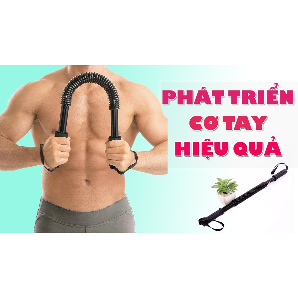 combo gậy lò xo 30kg và 40kg - gậy tập cơ tay, gậy bẻ lò xo tập ngực, xô, vai - Chính hãng dododios