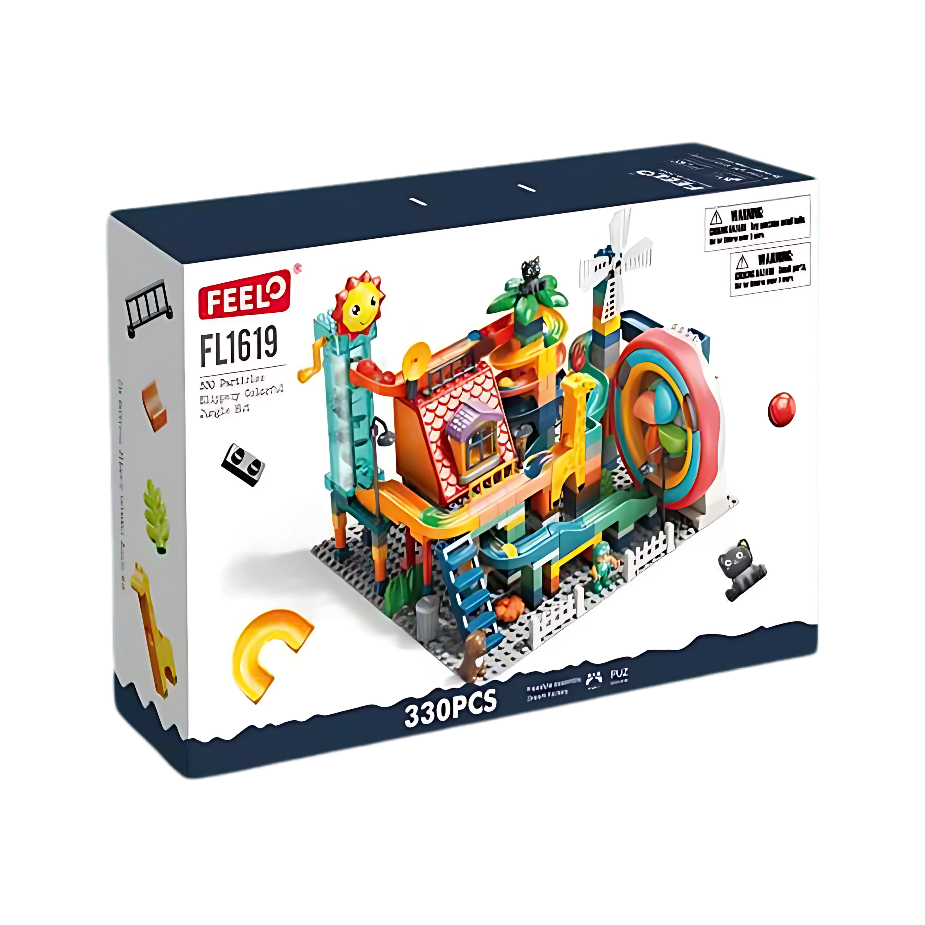FEELO - 1619 - Lắp Ráp Ngôi nhà rừng trượt vui nhộn (330 Chi Tiết)