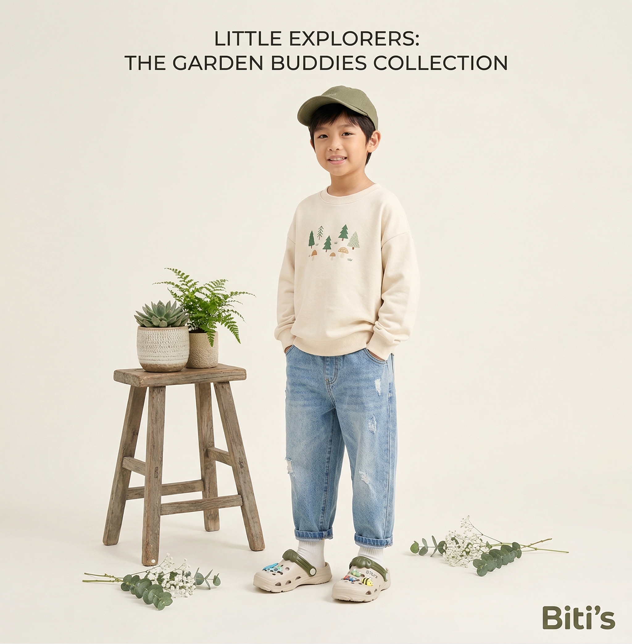 Dép bít đầu Biti's bé trai vườn rau của mẹ (30-39)