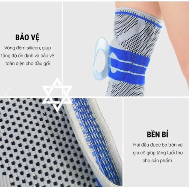 Băng Bảo Vệ Đầu Gối 360º chơi thể thao