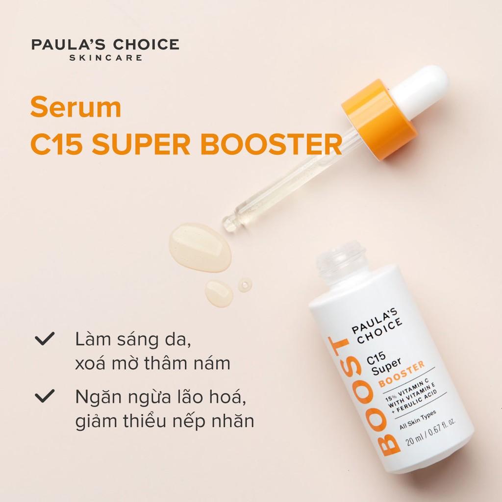 Tinh chất tăng cường làm sáng da chống lão hóa chứa Vitamin C Paula's Choice C15 Super Booster (Mã 7770)