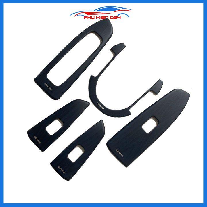Ốp nội thất Cerato 2019-2020-2021-2022 nhựa ABS vân đá bảo vệ chống trầy xước và làm đẹp xe