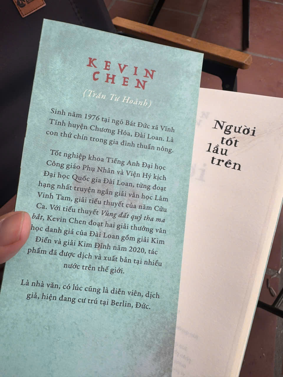 NGƯỜI TỐT LẦU TRÊN - Kevin Chen - Nguyễn Vinh Chi dịch – Nhã Nam – NXB Hà Nội