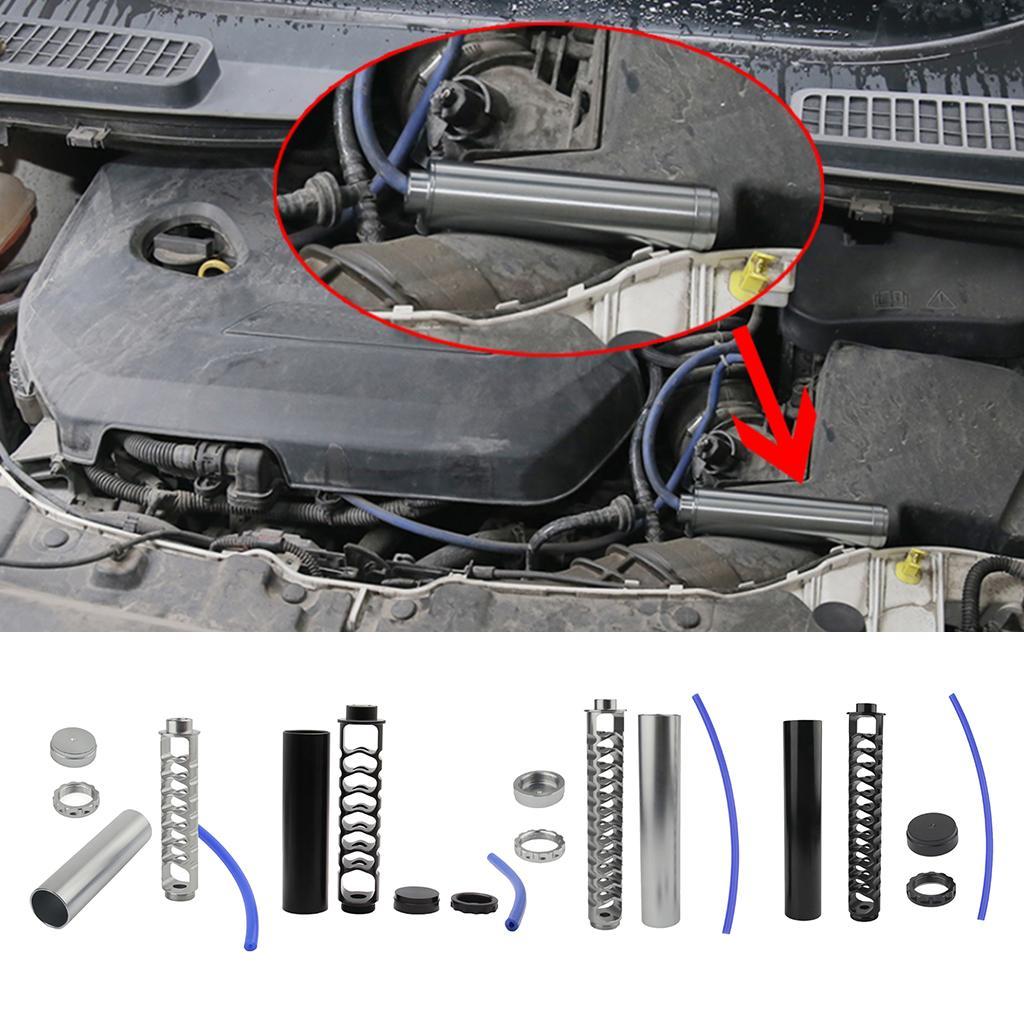 2 Set 1 / 2-28 Fuel Filter Kit, Auto Aluminum Fuel Filter For 4003 WIX 24003, Silver