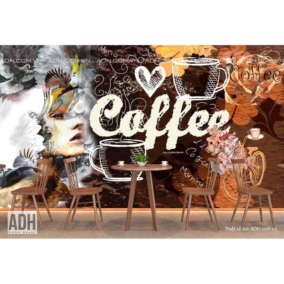 Tranh dán tường cafe - trà sữa CF03