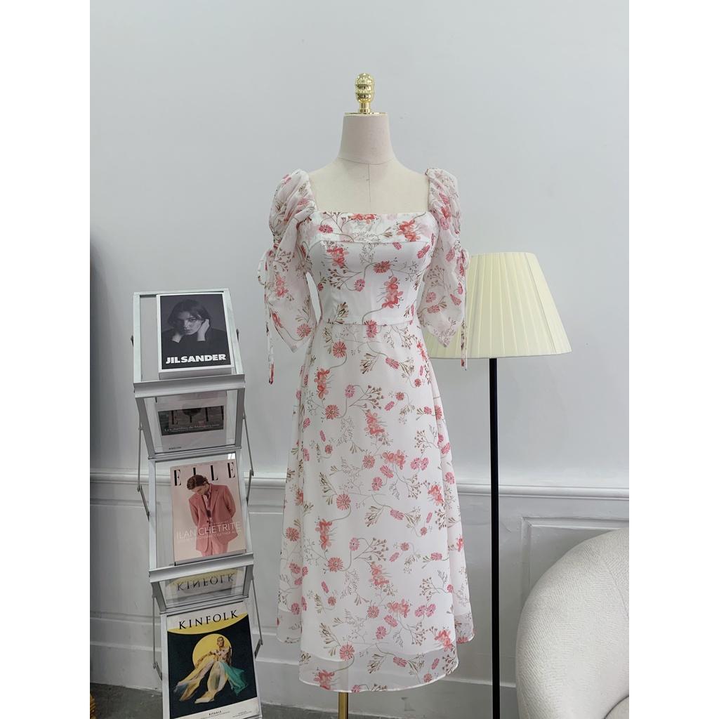 TIELA Đầm váy hoa tay nhún - Lala Dress