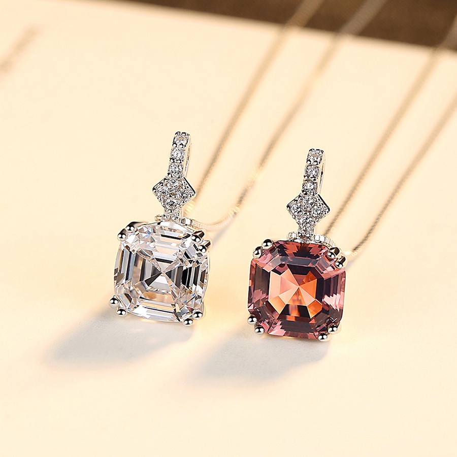 Dây Chuyền Nữ Đính Đá Cao Cấp Bạc Ý DB2391 Bảo Ngọc Jewelry