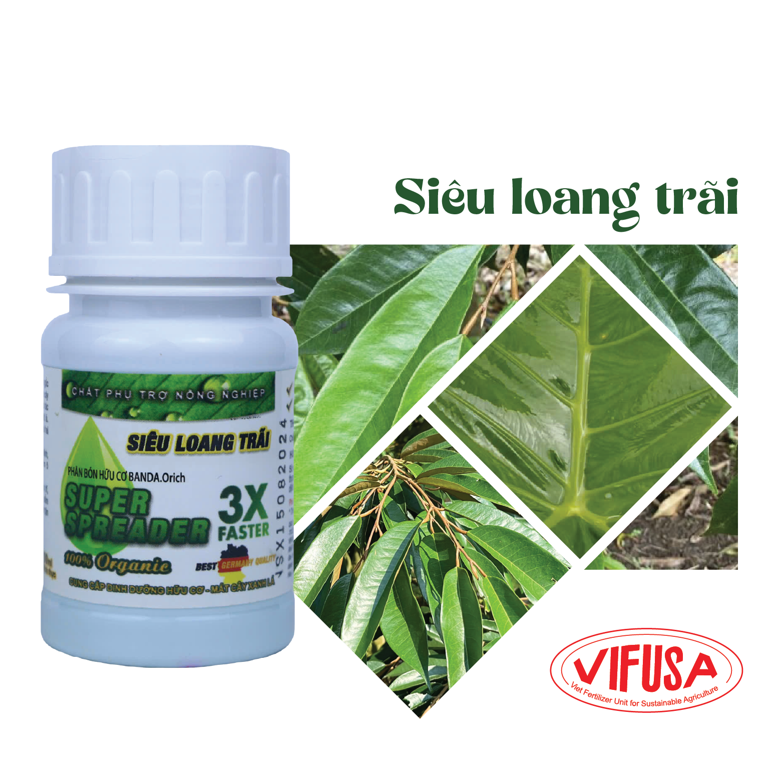 SUPER SPREADER - Chất phụ trợ nông nghiệp Siêu loang trãi chai 100ml