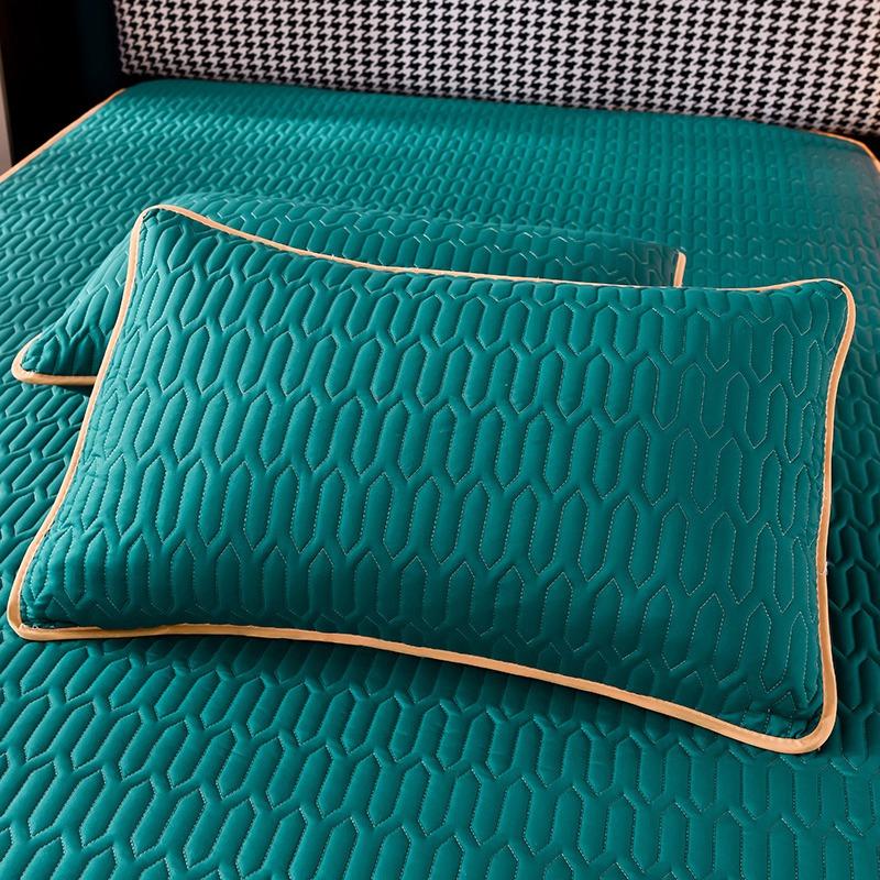 Bedsheet Mền Chần Gòn Với Dày Dây Cao Su Xung Quanh, Đồng Màu, Thoải Mái Và Mềm Mại Tờ, đa Năng Trong Tất Cả Các Mùa