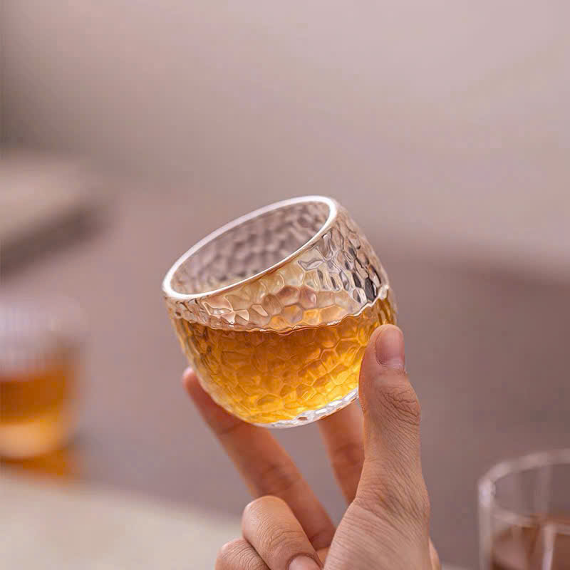 Bộ 6 Ly Thủy Tinh Tròn Thấp 80ml – Ly Cốc Uống Rượu, Trà, Cà Phê Cao Cấp – Chén Trà Thủy Tinh Dày 2 Lớp Sang Trọng - HÀNG CHÍNH HÃNG MINIIN