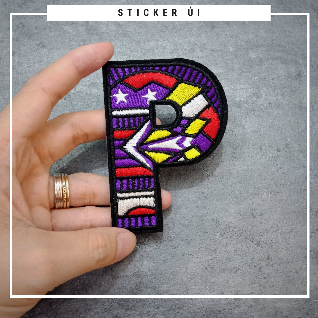 Phụ kiện trang trí áo thun tay lỡ unisex: Logo Sticker Patch Ủi Quần Áo, BALO, quần jogger chuẩn local brand streetstyle