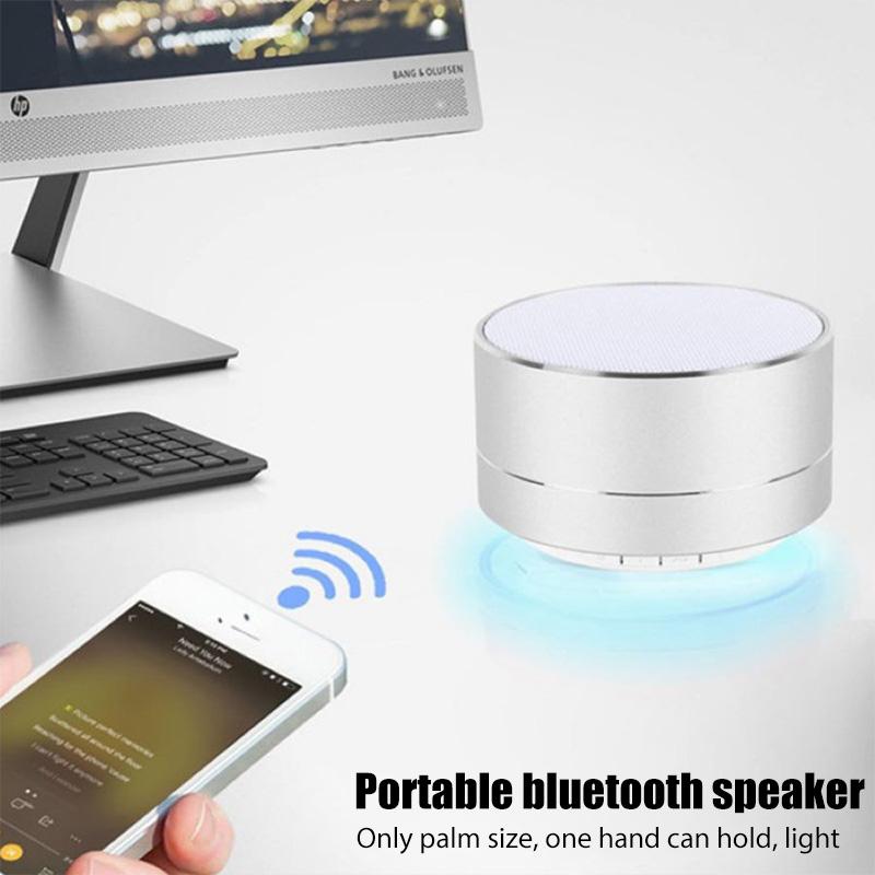 A10 Loa Bluetooth Không Dây Thép Nhỏ Pháo Loa Siêu Trầm Di Động Mini Thẻ Quà Tặng Âm Thanh Bluetooth Máy Tính Xách Tay Màu sắc: 003