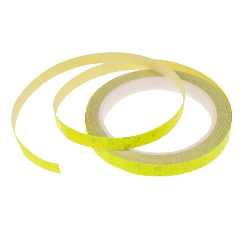 Waterproof Super Reflective Safety Indicator Sticker, Car Auto Safety Reflective Stickers, Work for Motorcycle, Bicycle, Sled