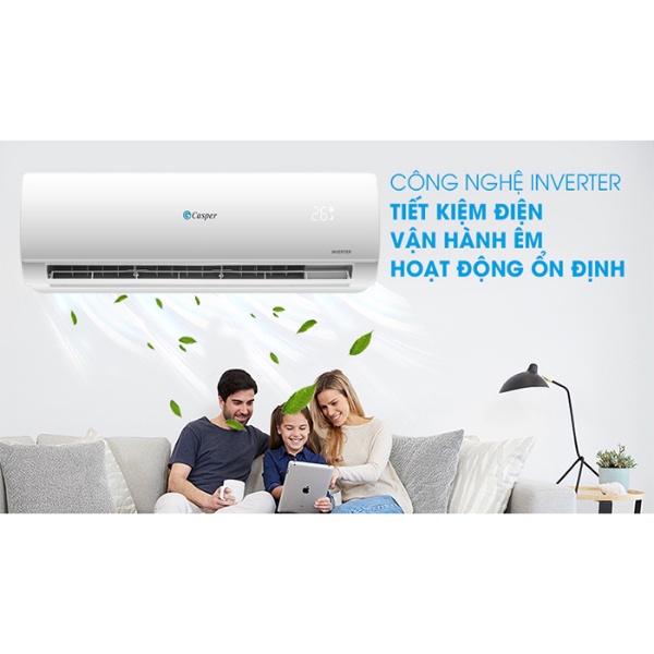 Máy lạnh Casper inverter 1.0HP MC-09IS33 (model 2022) - Hàng chính hãng ( Giao hàng toàn quốc )