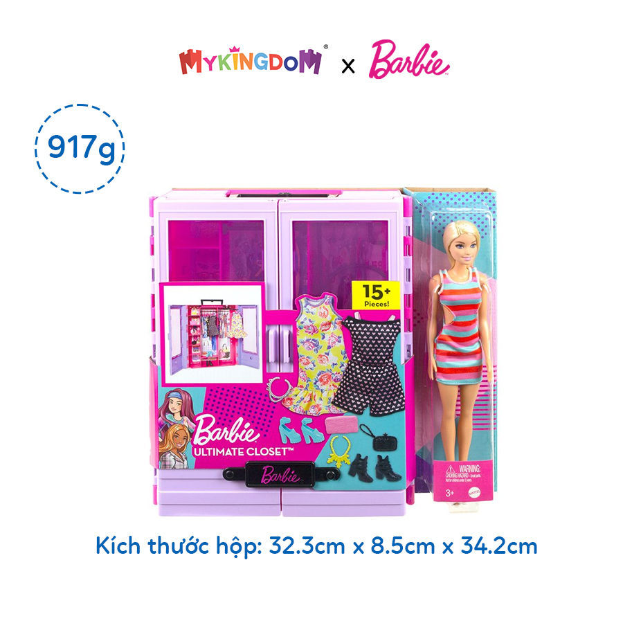 Đồ Chơi BARBIE Tủ Thời Trang Đẳng Cấp Của Barbie HJL66