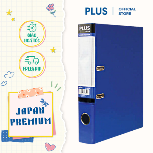 Bìa Còng A4 Mới Dày 7Cm Plus - Xanh Dương