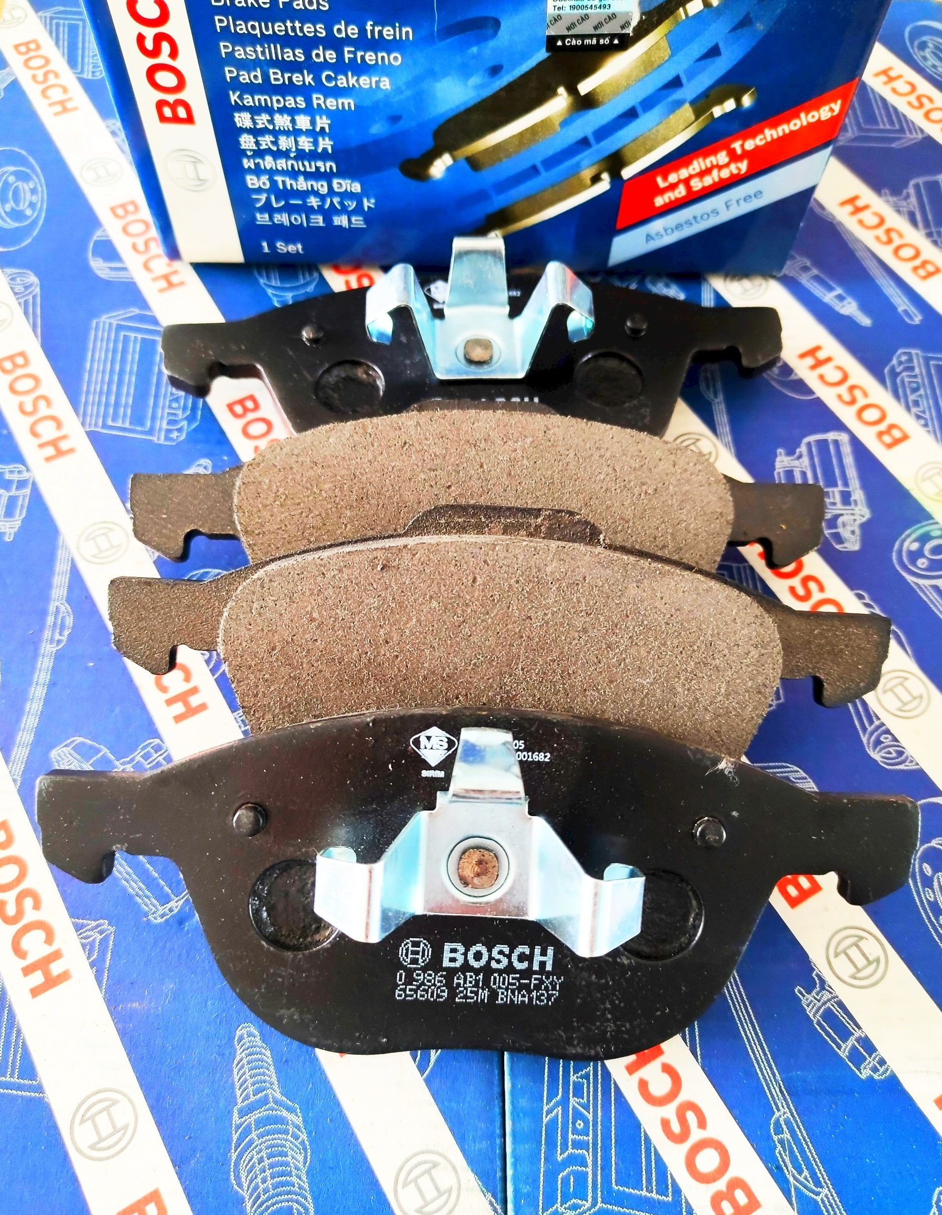 Bố Thắng Trước Ford EcoSport Focus Mazda 3/3S - Bosch BP 1005