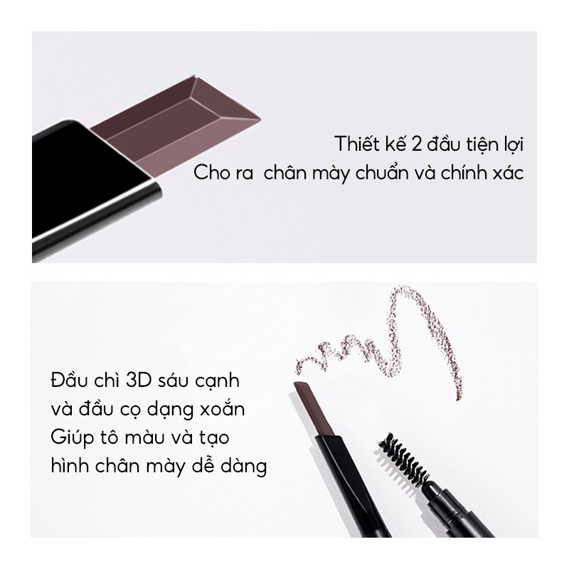 Chì Kẻ Chân Mày Perfect Diary Chống Thấm Nước Nhiều Màu Tùy Chọn 0.28G