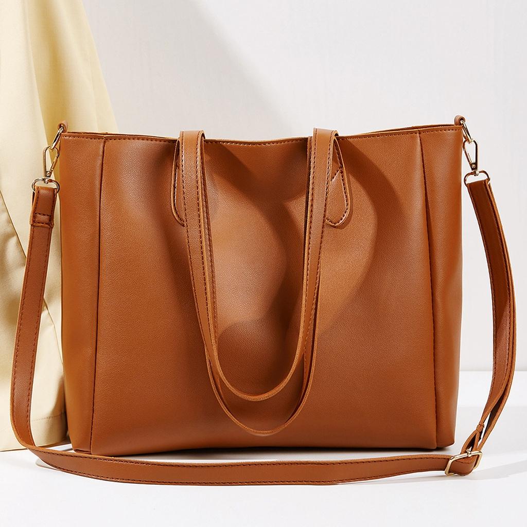 Có Sẵn - Túi Xách Túi Đeo Chéo Nhiều Ngăn Khóa Kéo Kích thước:29x33x10 cm Vừa Laptop Phong Cách Đường Phố Da Đen