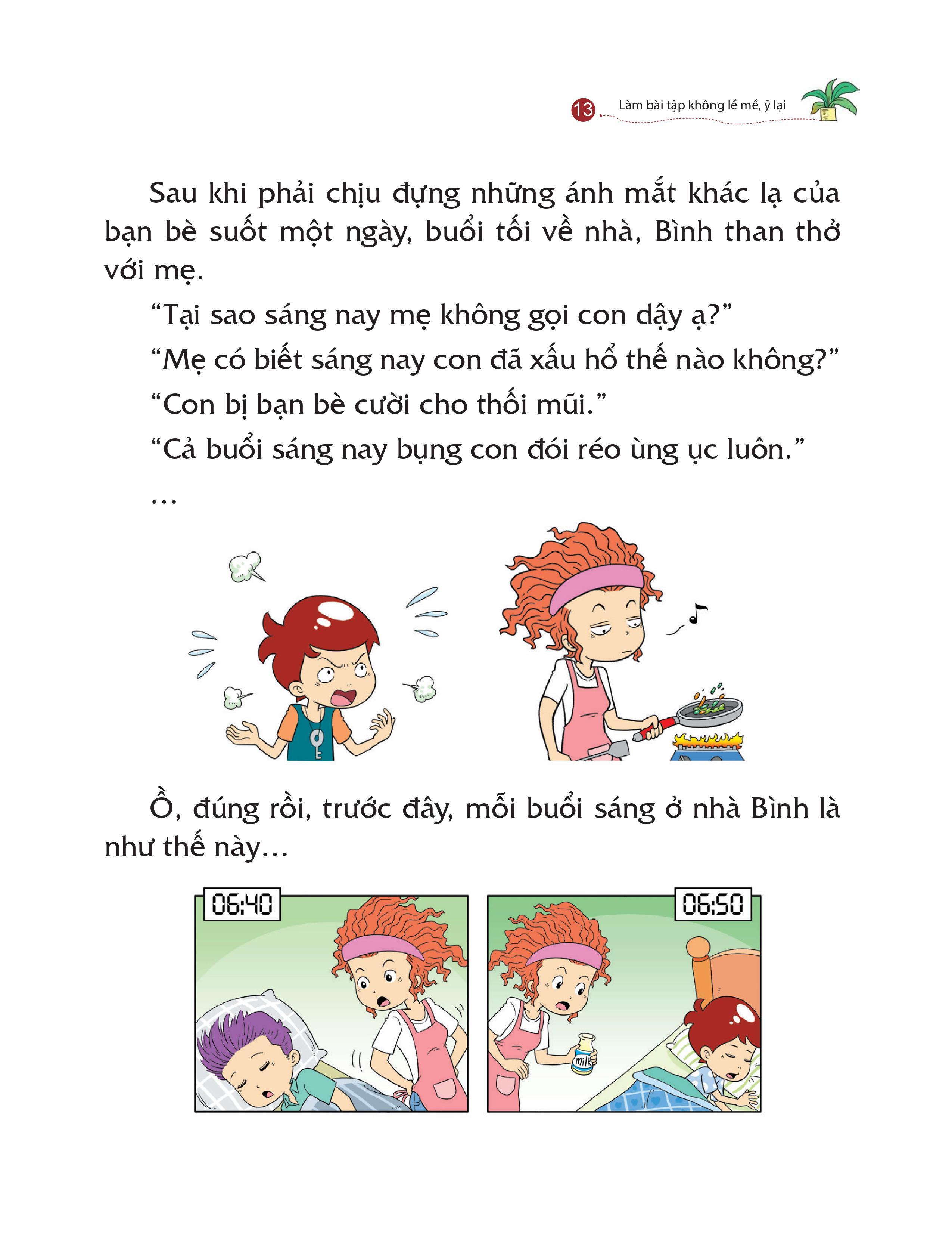 Sách Kỹ Năng Quản Lý Bản Thân- Làm Bài Tập Không Lề Mề, Ỷ Lại