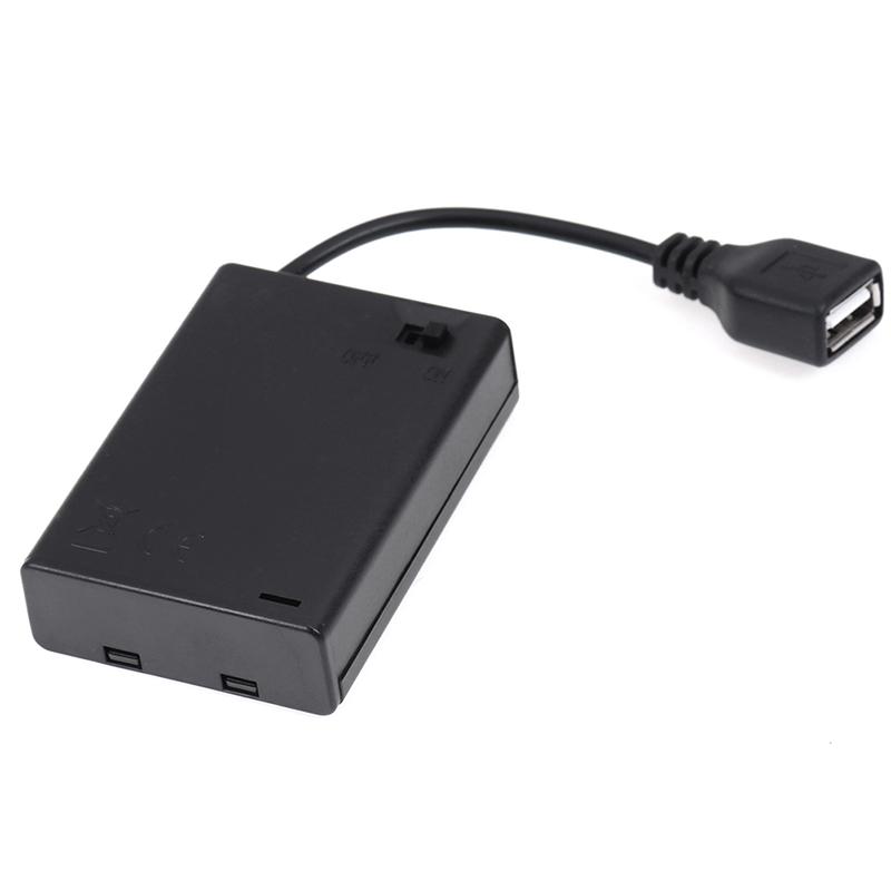 Hộp pin 3*thực tế với cổng USB cho bộ dụng cụ đèn LED khối xây dựng với các bộ phận công cụ chuyển đổi mới