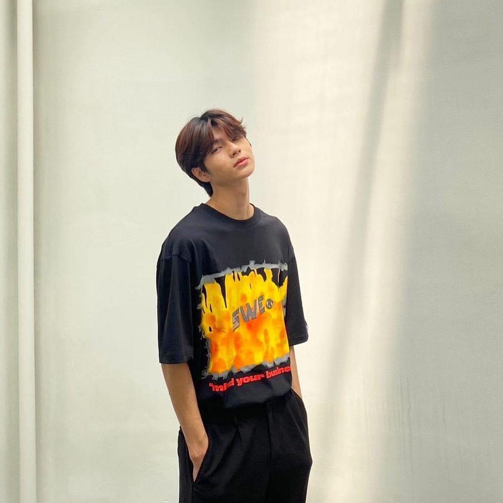 Áo thun unisex tay lỡ CROWD TEE || Hany shop