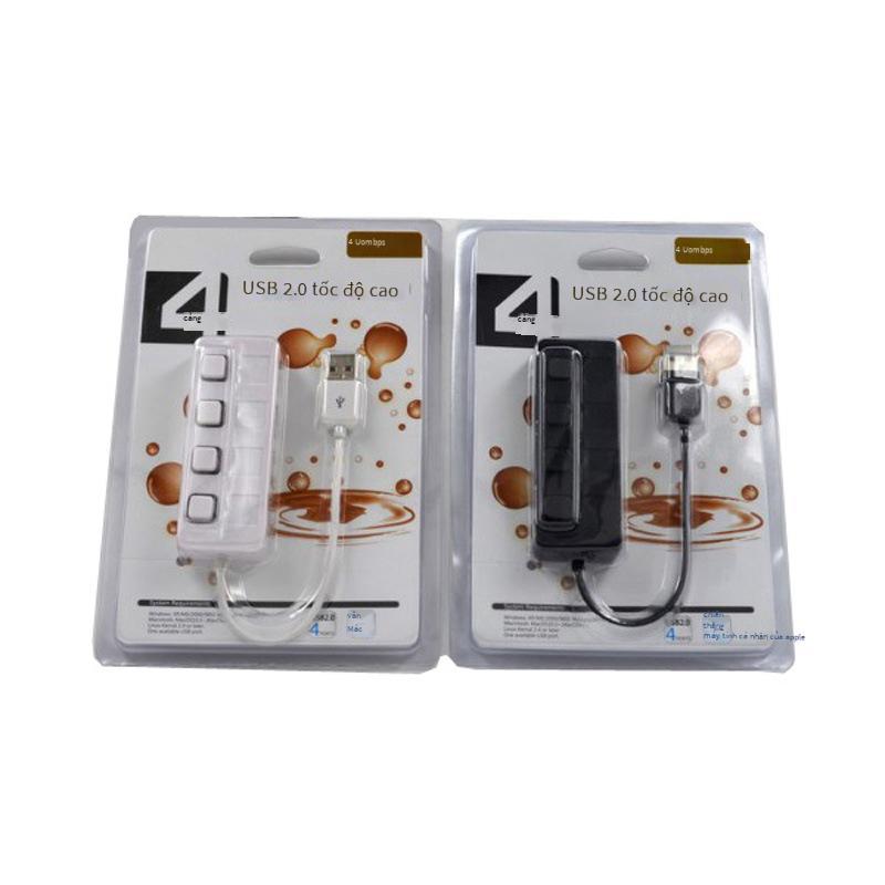 Nhà máy bán giá thấp nhất bộ mở rộng usb2.0hub một kéo bốn bộ chia công tắc độc lập Bộ mở rộng 4 cổng trung tâm đa giao diện