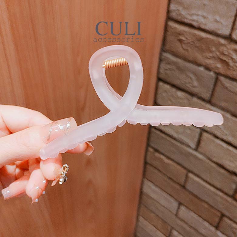 Kẹp tóc gấp Hàn Quốc màu pastel xinh xắn - Culi accessories