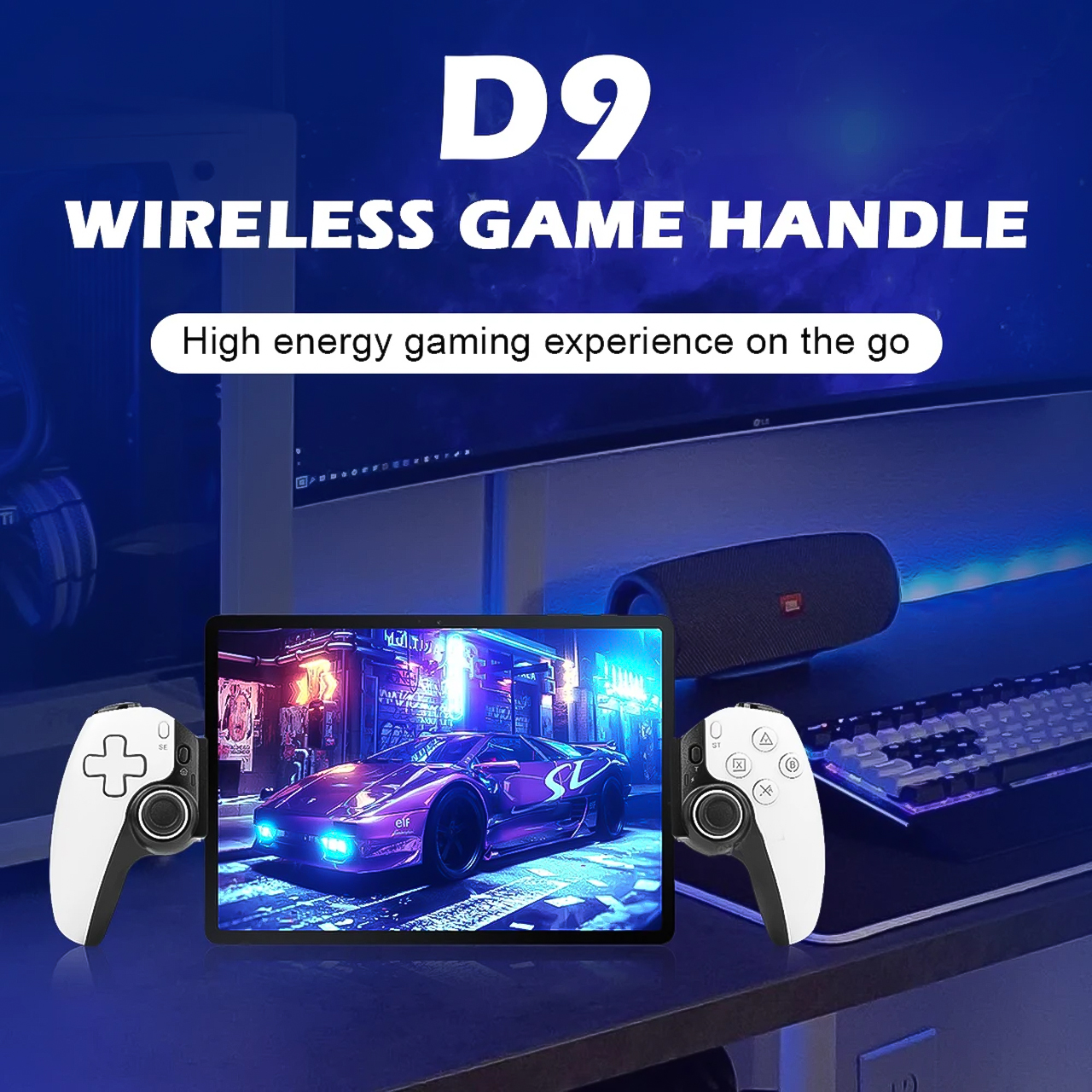 Tay Cầm Chơi Game Vinetteam BSP-D9 Hỗ Trợ Đa Nền Tảng Điện Thoại ANDROID / IOS / PC / PS4 - hàng chính hãng