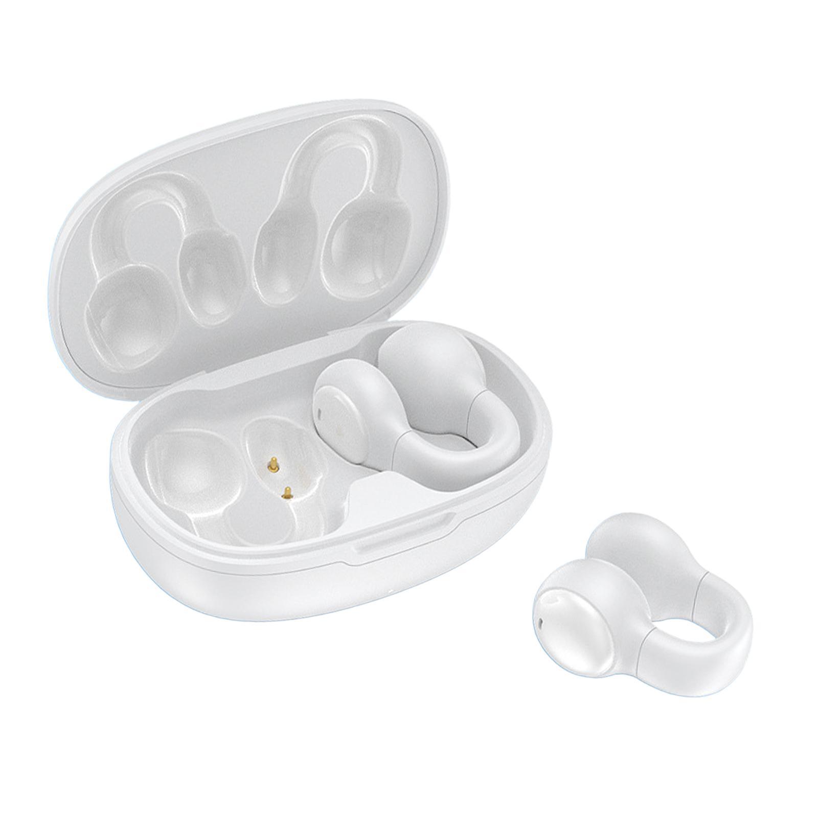 Ear Clip Headphones Earpiece Calling Earphones for Business Driving Fitness