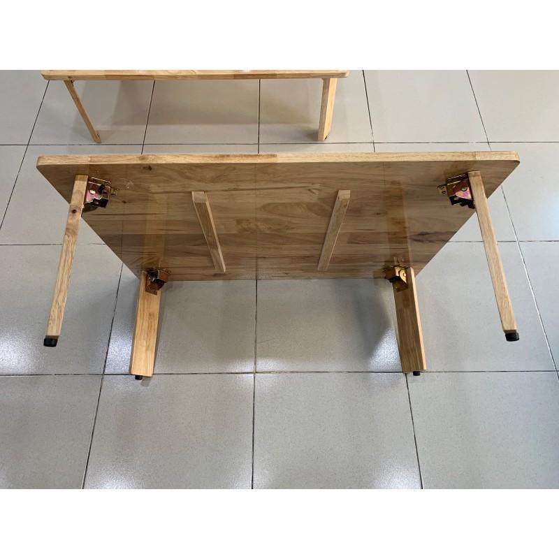 Bàn Gỗ Ngồi Bệt Kiểu Nhật 100x50cm - Bàn Gỗ Chân Bánh Mì.