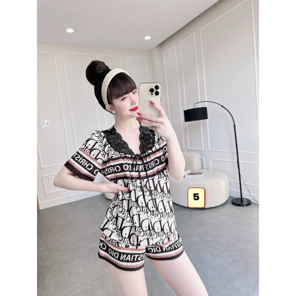 Bộ Đùi Mặc Nhà Nữ Lụa Latin 45-60kg