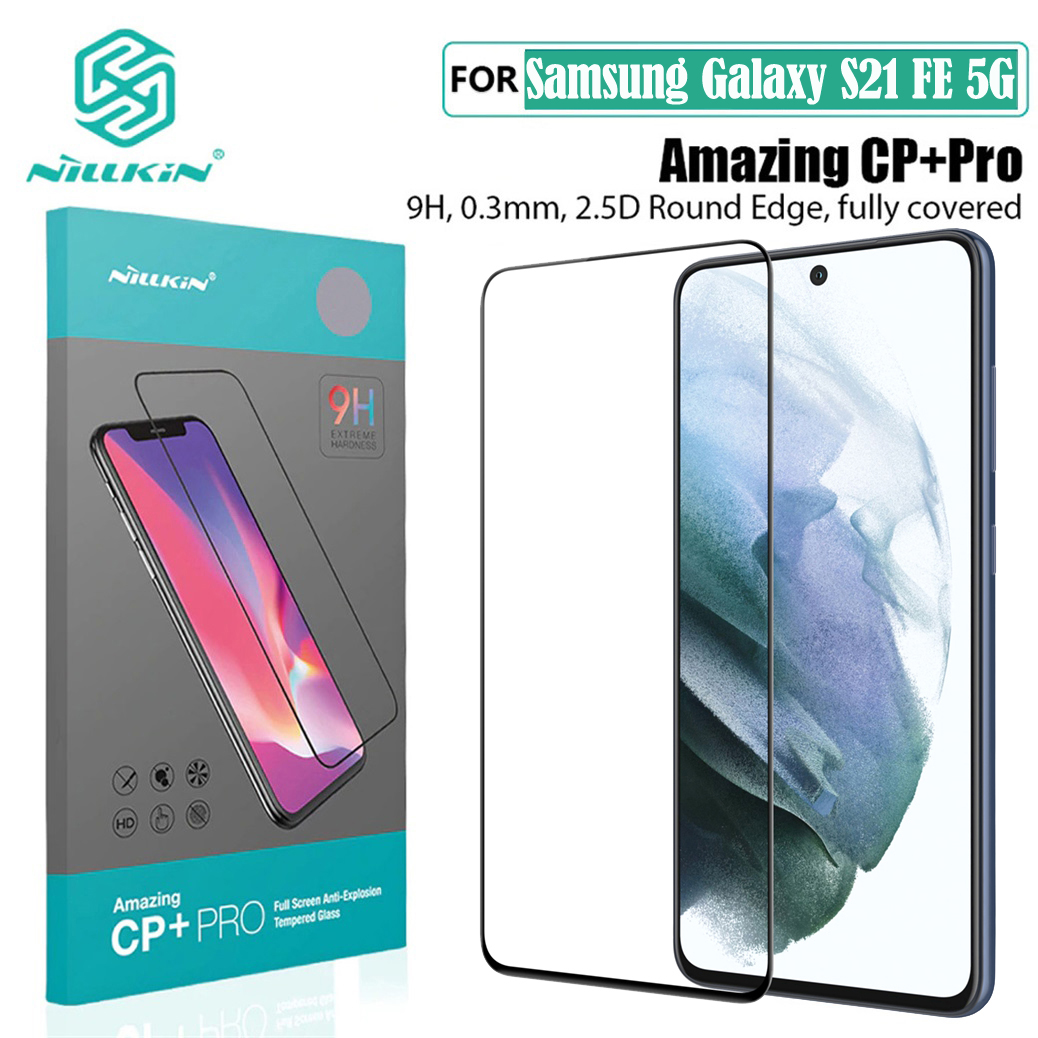 Dán Kính Cường Lực dành cho Samsung Galaxy S21 FE hiệu Nillkin - Hàng Nhập Khẩu