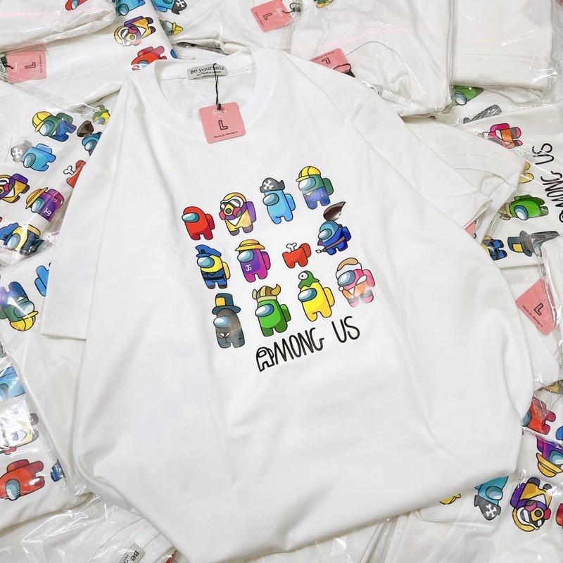 ÁO THUN UNISEX AMONG US 12 CON CỰC TREND SIZE M L XL
