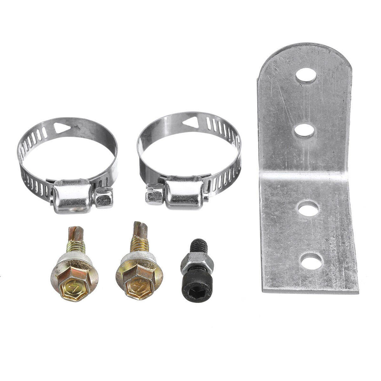 24" Length Car Exhaust Pipe Silencer Muffler Kit Bracket Screws for
