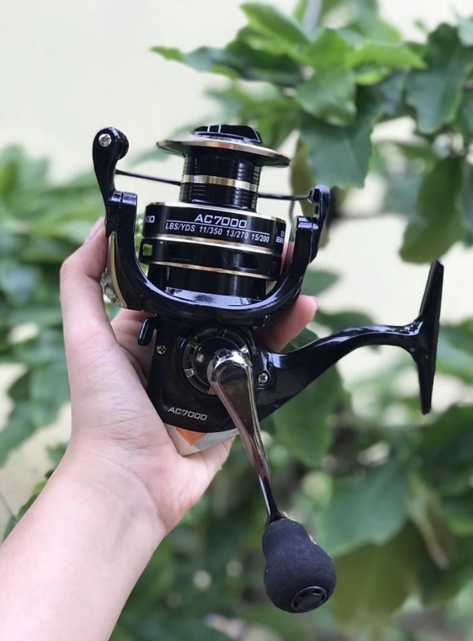 Máy câu cá kim loại AC đủ size từ 2000 đến 7000 - tuấn phi fishing