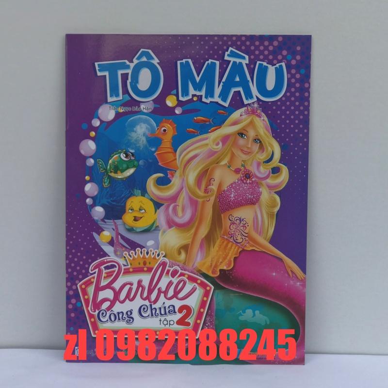 tập /vở tô màu BARBIE công chúa