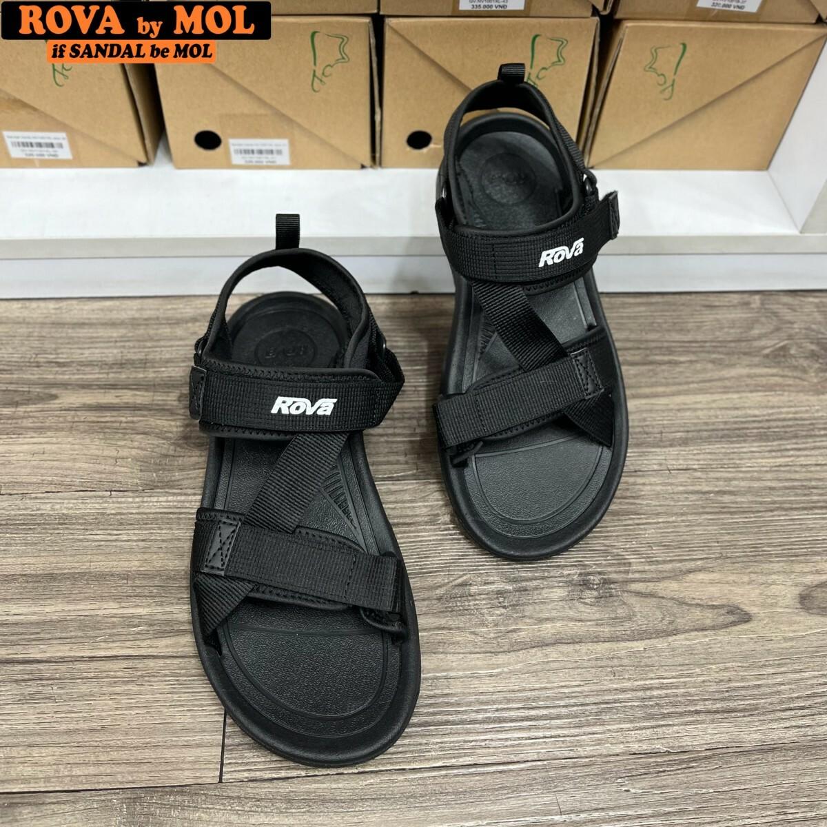 Sandal nam 3 quai dán xé hiệu Rova RV965B