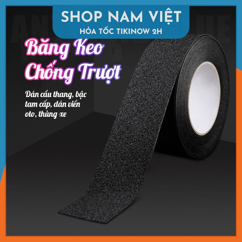 Băng Keo Nhám Chống Trơn Trượt Cầu Thang, Bậc Cửa Oto