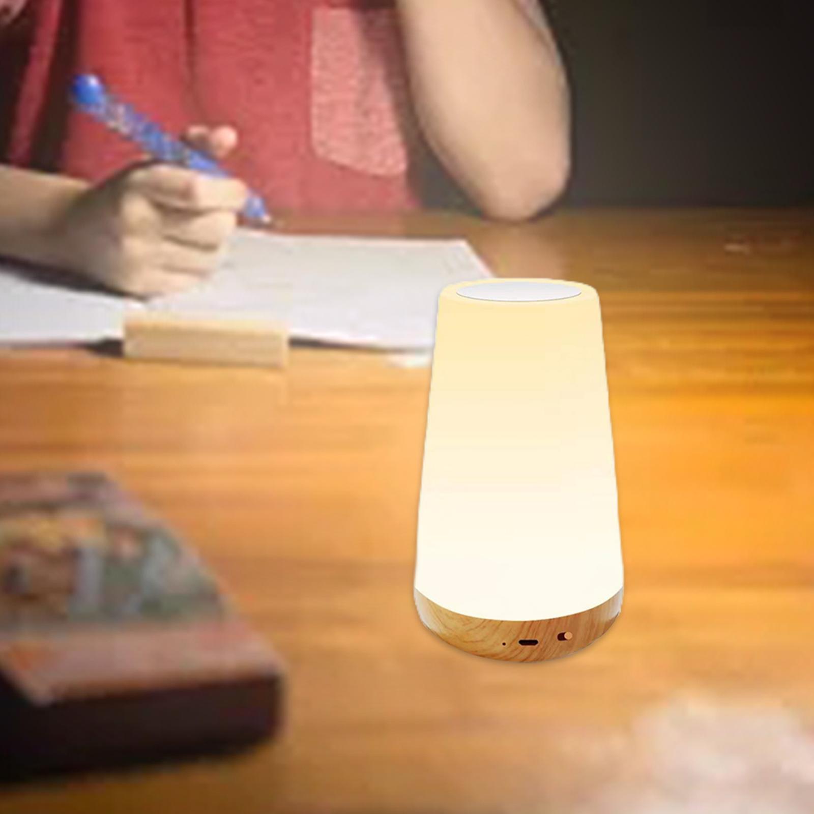 Night Light Remote Baby Bedroom Bedside Desk Tap Lamp