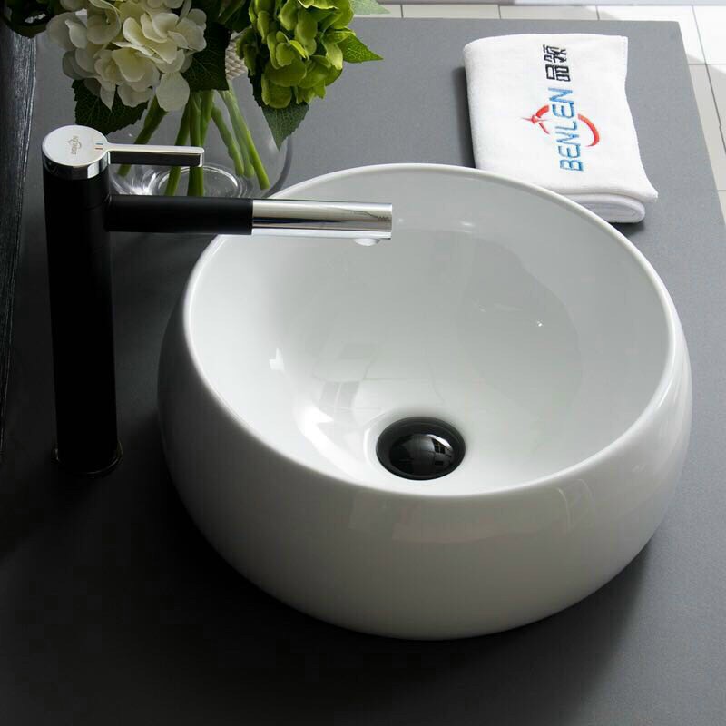 CHẬU LAVABO ĐẶT BÀN ĐÁ TRÒN CAO CẤP