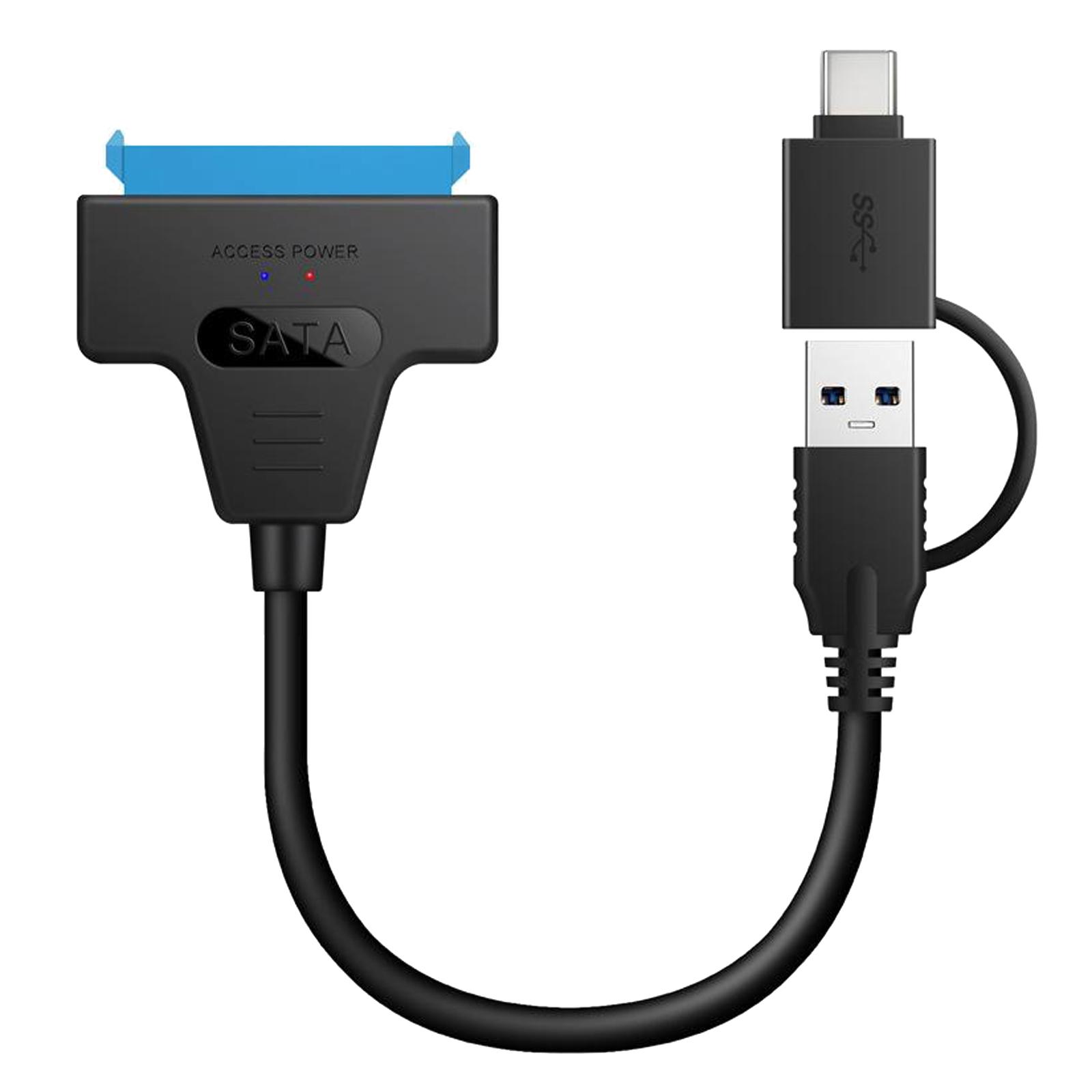 SATA to USB Adapter, USB 3.0 SATA III Hard Drive Adapter Cable, SATA to USB 3.0 Adapter Cable, for 2.5 inch SSD & HDD High Quality