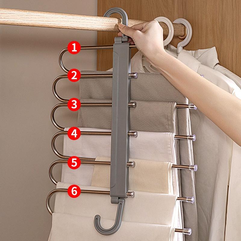 Móc Treo Quần Áo Bằng Hợp Kim Nhôm Có Thể Gấp Gọn Tiện Dụng