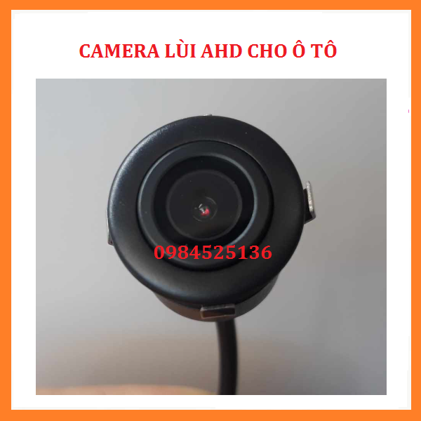 Camera lùi loại AHD tròn chuyên đêm siêu nét độ phân giải 1080p cao cấp, chống nước, Siêu bền, Camera de ô tô, camera lùi ô tô giá rẻ, camera quan sát, camera lùi xe hơi giá rẻ. camera oto có cân bằng ánh sáng vào ban đêm. Phụ kiện xe hơi