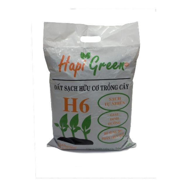 Đất Sạch Dinh Dưỡng Hữu Cơ H6 Trồng Cây 5Dm3-gói 2kg