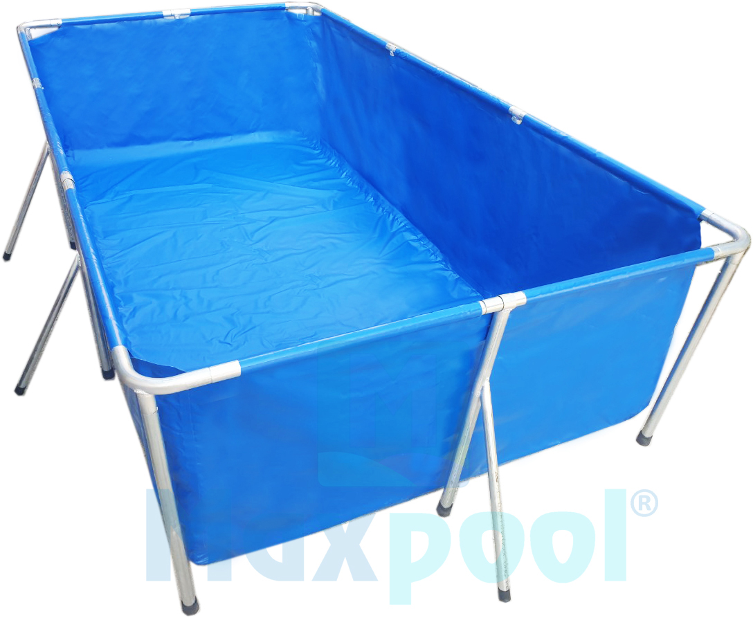 Bể bơi khung kim loại KT 3m x 1.6m x 80cm - Thương hiệu MAXPOOL