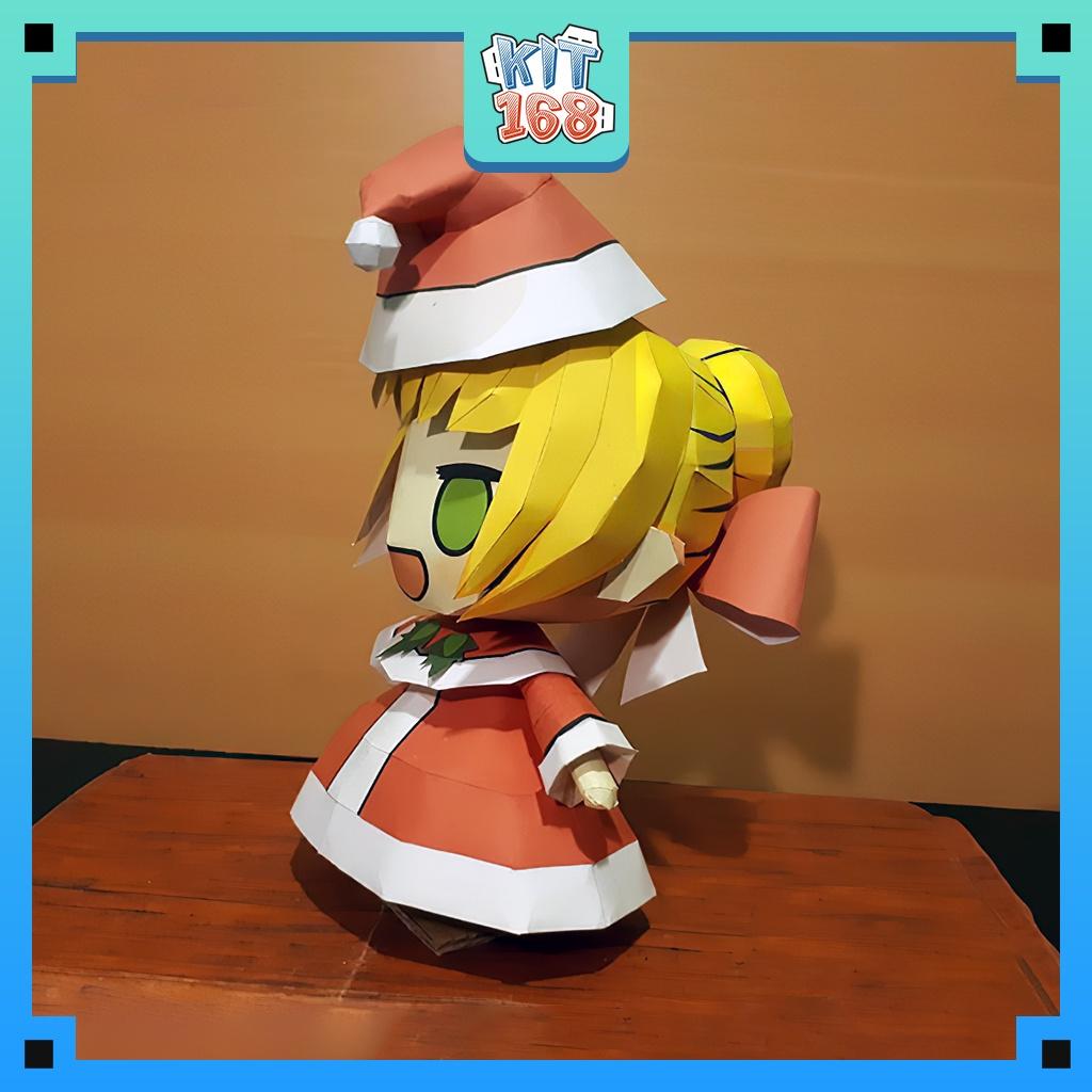 Mô hình giấy Anime Game Chibi Nero Claudius Padoru (Saber) - Fate Grand