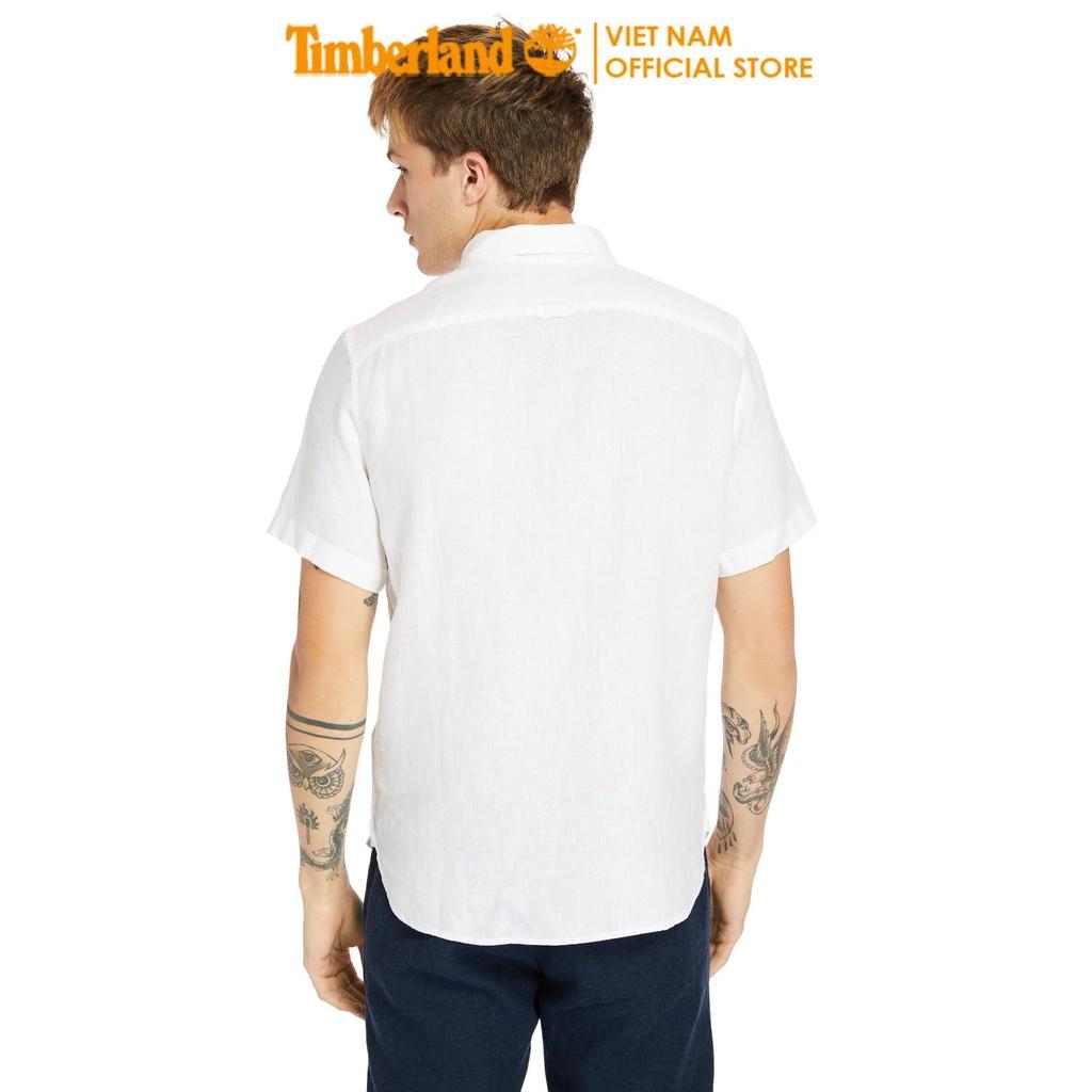 Áo Sơ Mi Linen Ngắn Tay Nam Timberland Mill Linen Shirt TB0A24NC