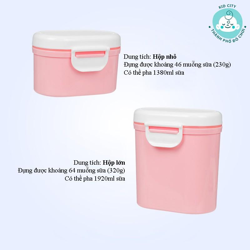 Hộp đựng sữa bột,bảo quản thực phẩm đa năng cho bé dung tích 1380ml -1920ml (230g-320g)