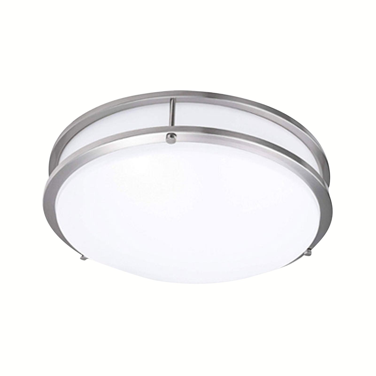 Smart Ceiling Light 14-inch 18W Flush Mount Wi-Fi Ceiling Lamp 2700K-6500K White & RGB Multicolored Dimmable Ceiling